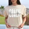 Personalisiertes Coach Unisex T-Shirt Geschenk für Coach Sandrosa Hellblau