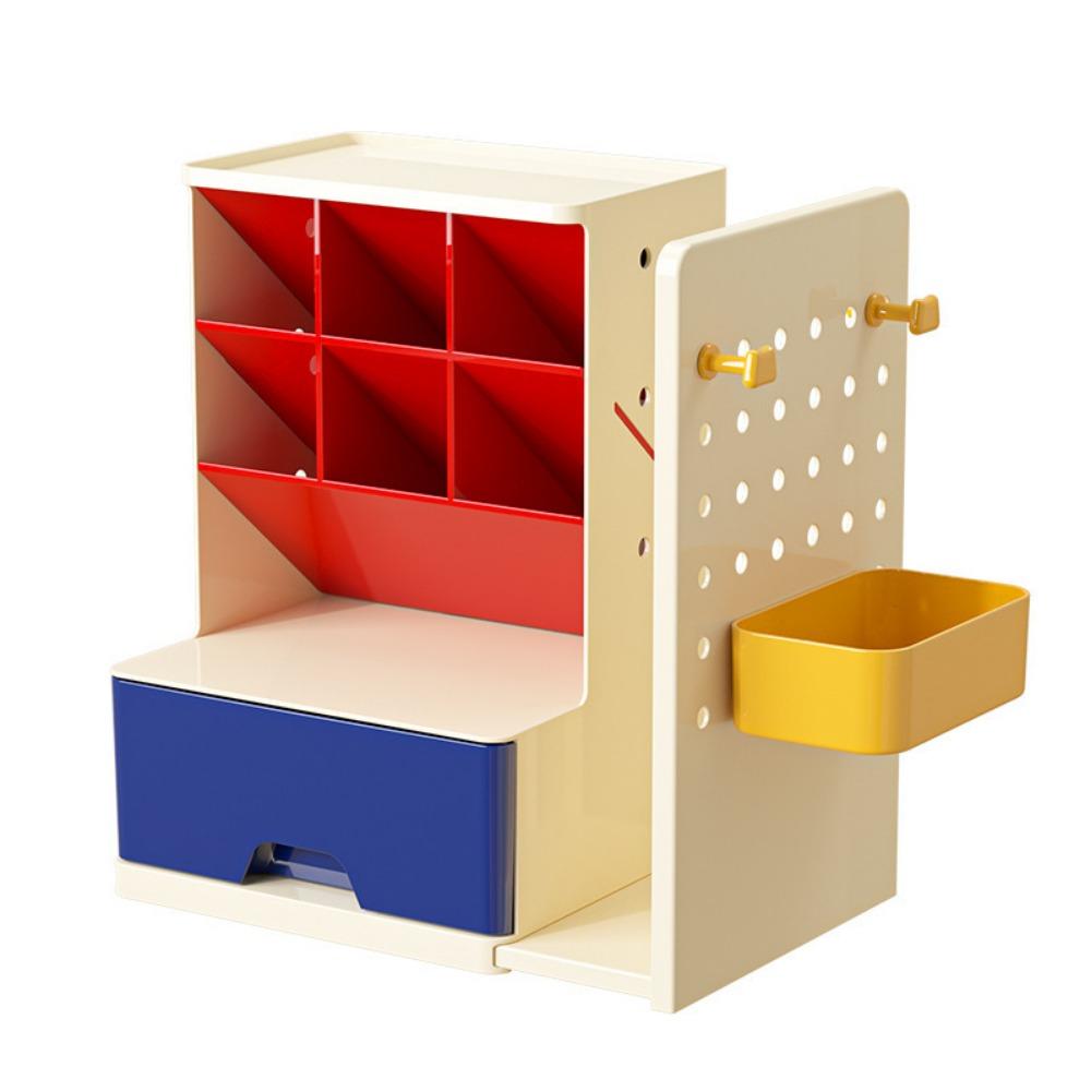 Large-Capacity Desktop Pen Holder Oblique Design Book Storage Rack Durable Desk Organizer  Home