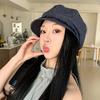 Solid Color Fine Plaid Beret Korean Style Women Artist Hat Casual Spring Painter Cap  Summer
