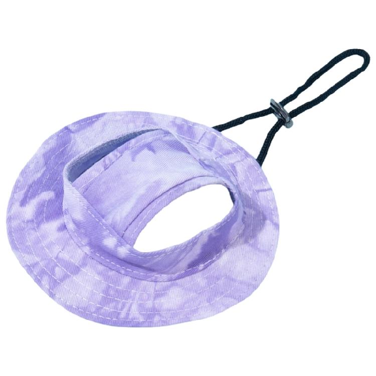 Pet Sun Protective Hat Wide Brimmed Design For Dog Cats Rabbits Lightweight Summer Accessory