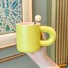 Korean Mug Niche Design Sense Ceramic Cup for Girls' Office High value Coffee Milk Cup