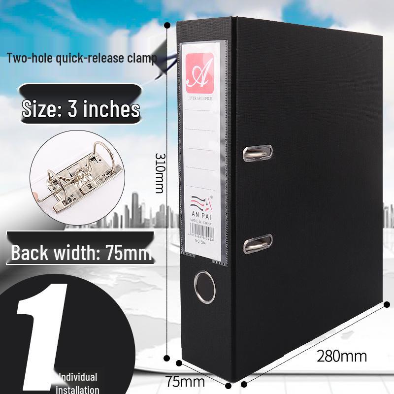 A4 2-Hole Fastener Clip File Folder Binder