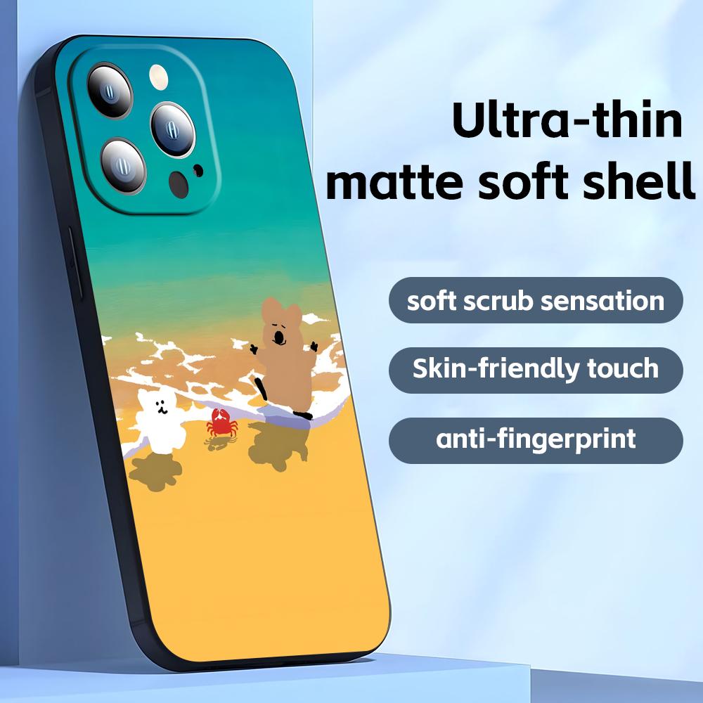 

Cute D-Dinotaeng Phone Case For iPhone17 16 16e 15 14 13 12 11 Plus Mini Pro Max Soft black Shockproof Cover iPhone 16e