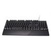 RGB Wired Keyboard with Wrist Rest 104 Keys Clr Characters Good Resilience Mechanical Feel Keyboard for   Gaming