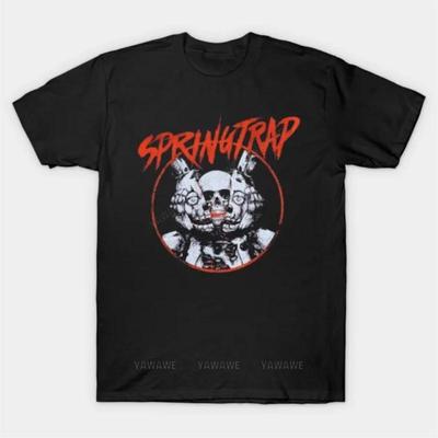 Novoprišlé Unisex tričko pre Unisex grafické tričká Tričko Springtrap pre dospelých Nadrozmerné Klasické s krátkym rukávom Unisex tričko