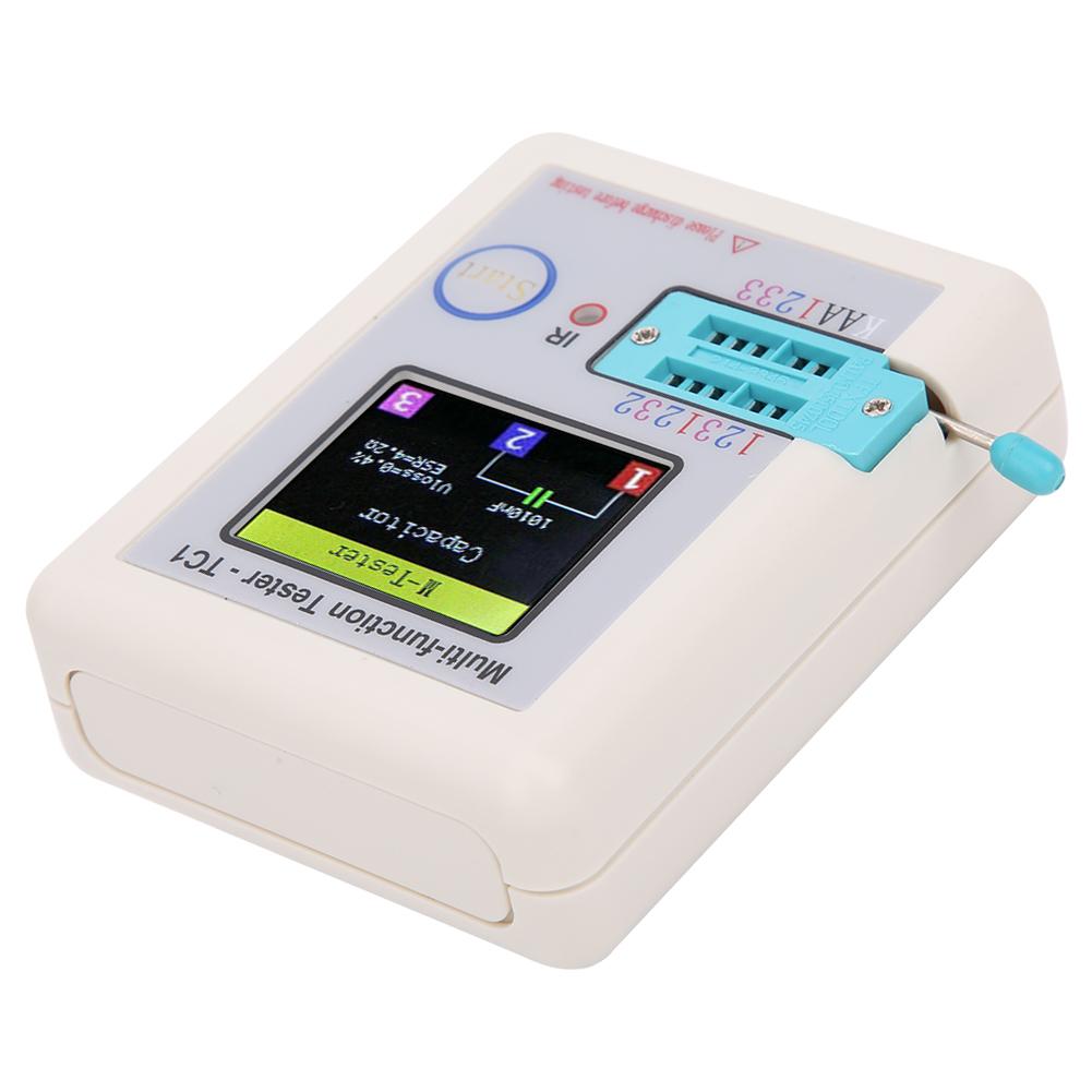 Multifunction Transistor Tester 1.8in TFT Display Screen LCR‑TC1 for Capacitor Diodes