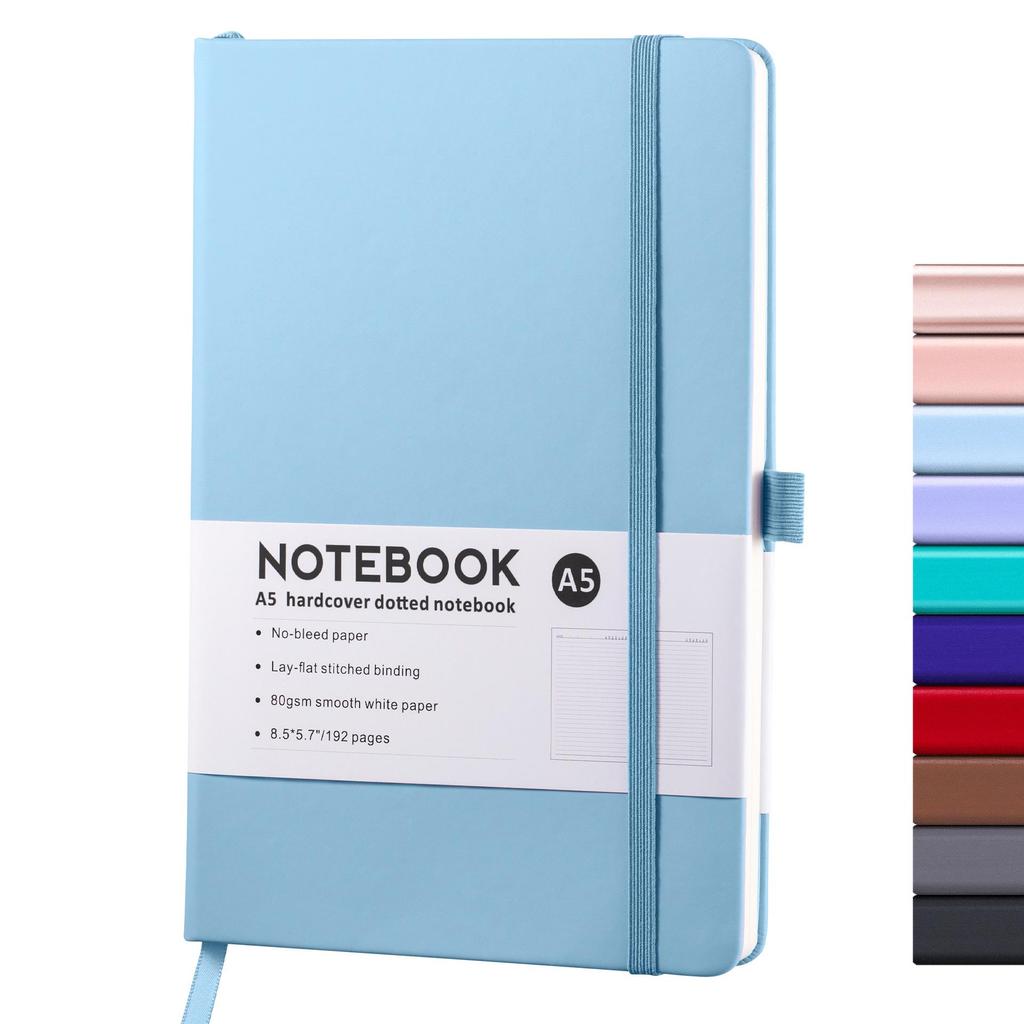 Creative A5 Business Notebook with Elastic Band - Thick & Simple Student Diary