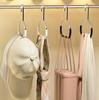 2/5Pcs Durable Circle Ring Hat Hanger Closet Hat Hanger Baseball Cap Rack Organizer Hat Hanging Holder Scarf Towel Tie Storage