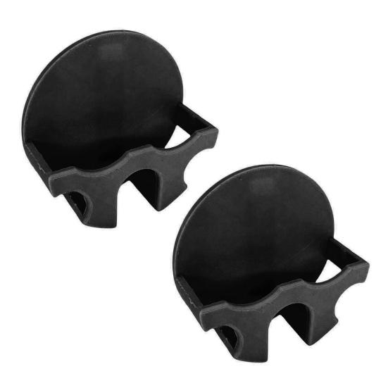 1/2Pcs Car Sun Visor Clamp Bracket Plastic Mobile Phone Holder Easy Installation Non-Slip Car Interior Accessory