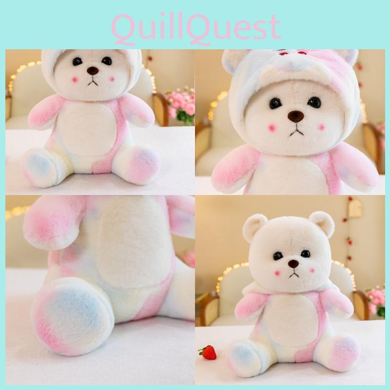 Lina Teddy Bear Plush Toy Colorful Soft Pp Cotton Stuffed Animal Gifts