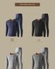 Men's Thick Fleece Thermal Underwear Set - Large Size, Cold-Proof Autumn/Winter Cotton Sweater & Pants