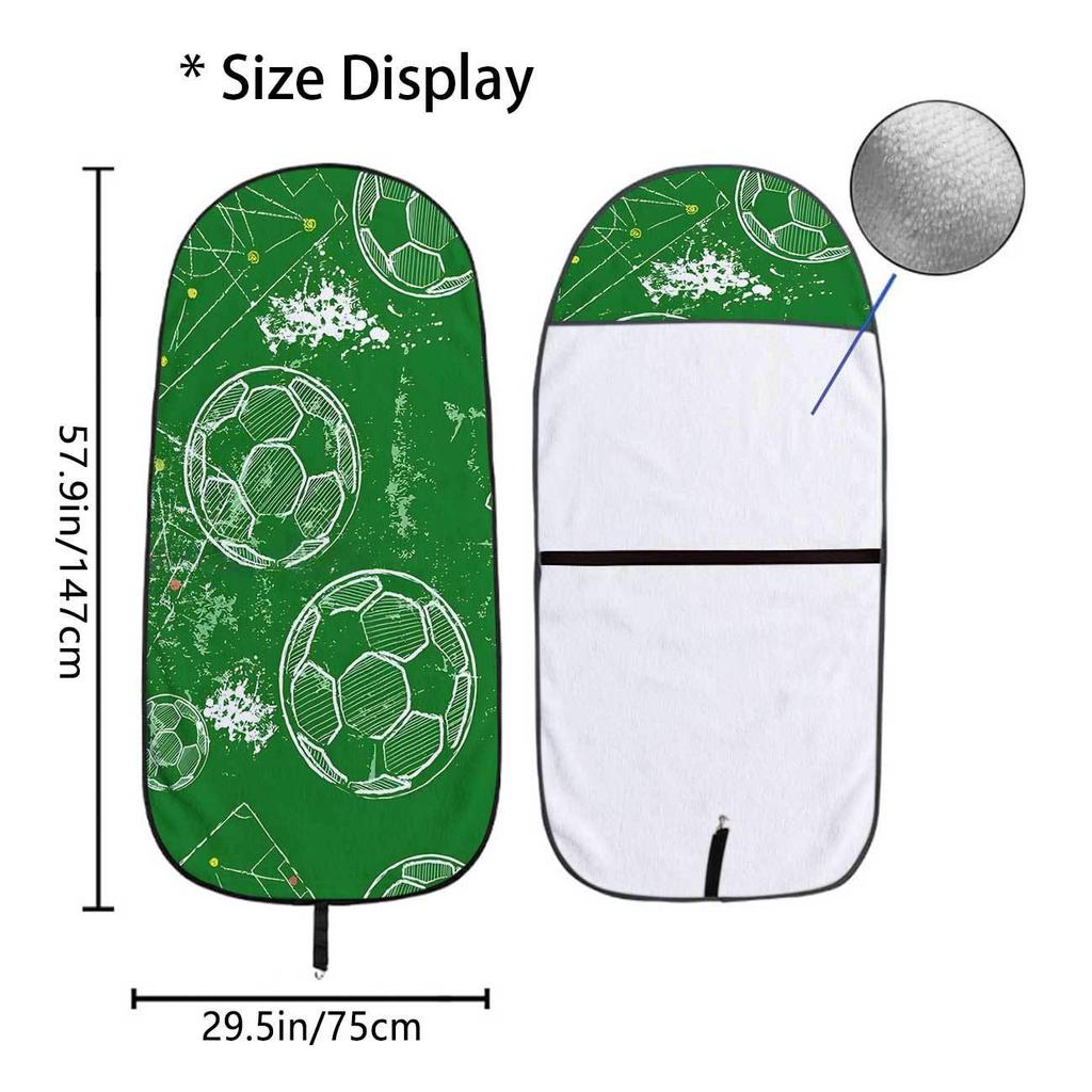 Universal Car Seat Towel Cover - All-Season Protector for Gym & Workout