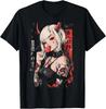 Goth Grunge Waifu Demon Anime Horror Alt Aesthetic T-Shirt