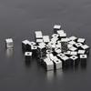 50pcs Stainless Steel Square Spacer Beads Steel DIY Necklace Accessories  DIY Jewelry Making