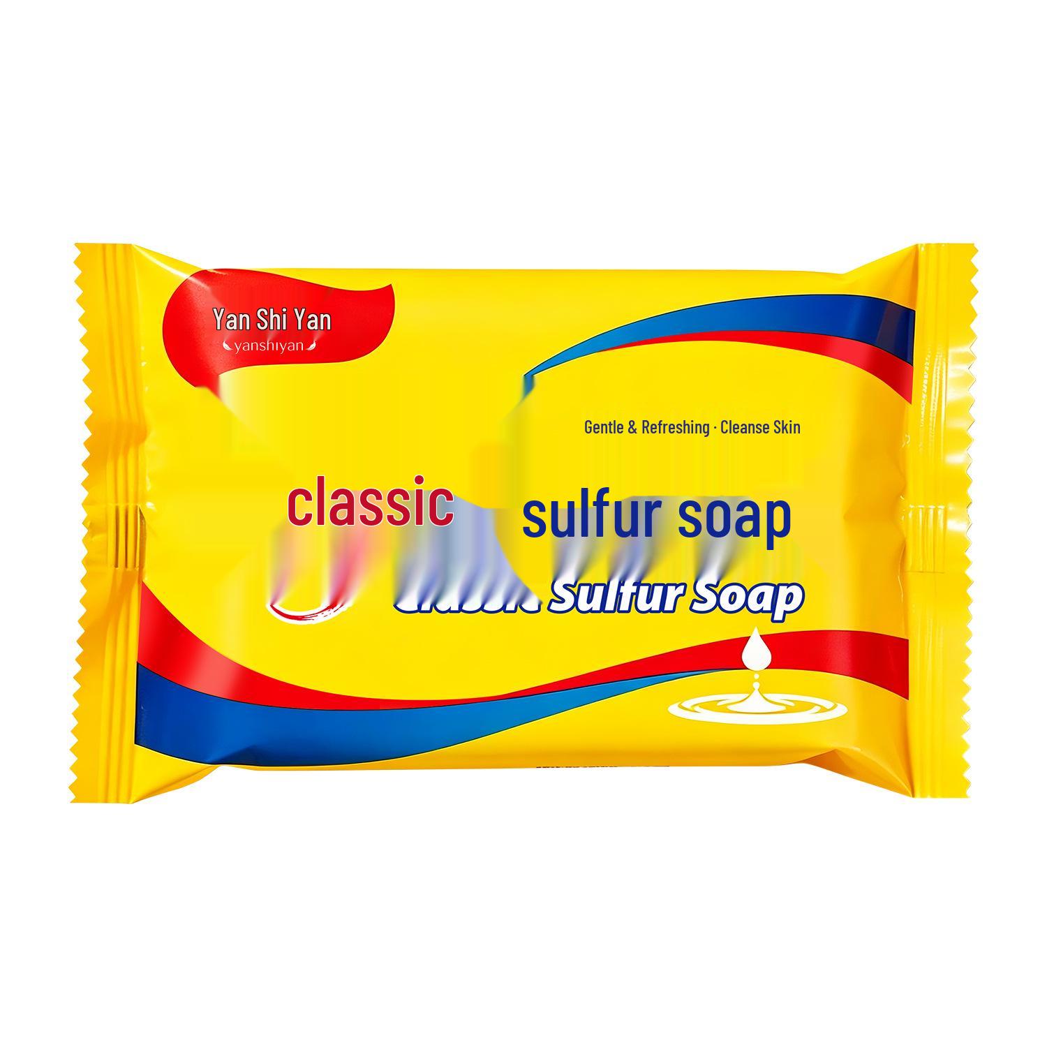 Classic Handmade Sulfur Soap for Face & Body 85g