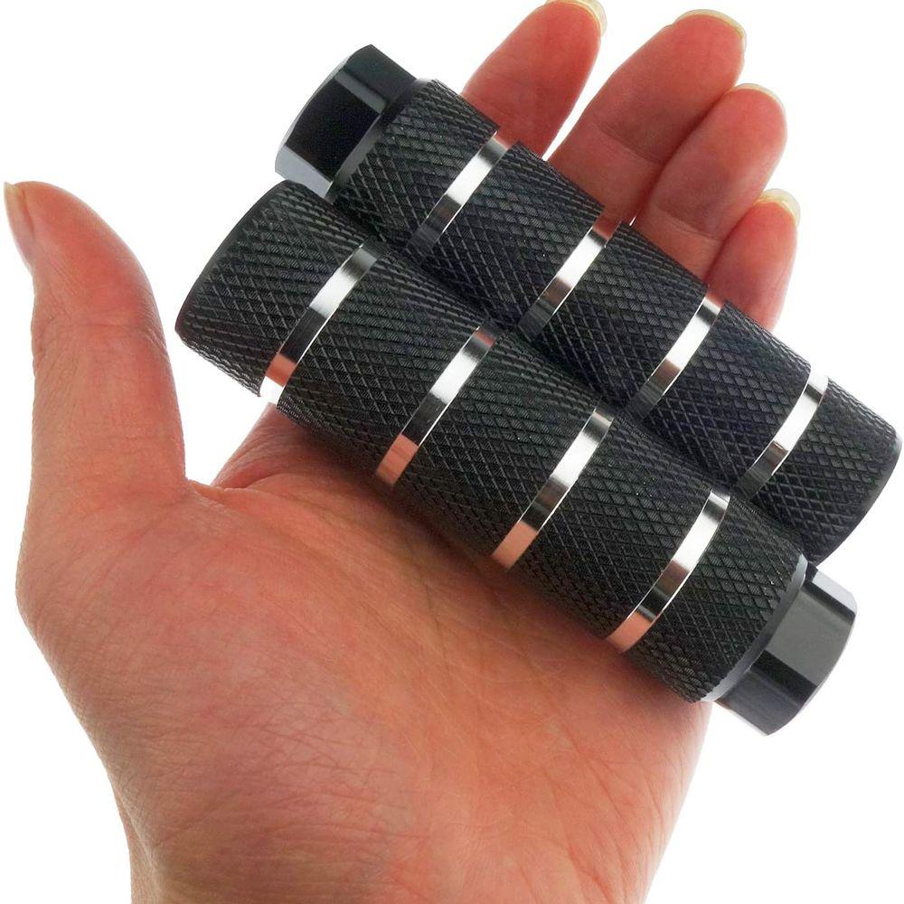 Zinc Zinc Alloy Anti-Skid BMX Pegs 3/8'' Axle Bicycle Pedals Cycling Stunt Pegs Bike Pegs Bike Footrest Lever