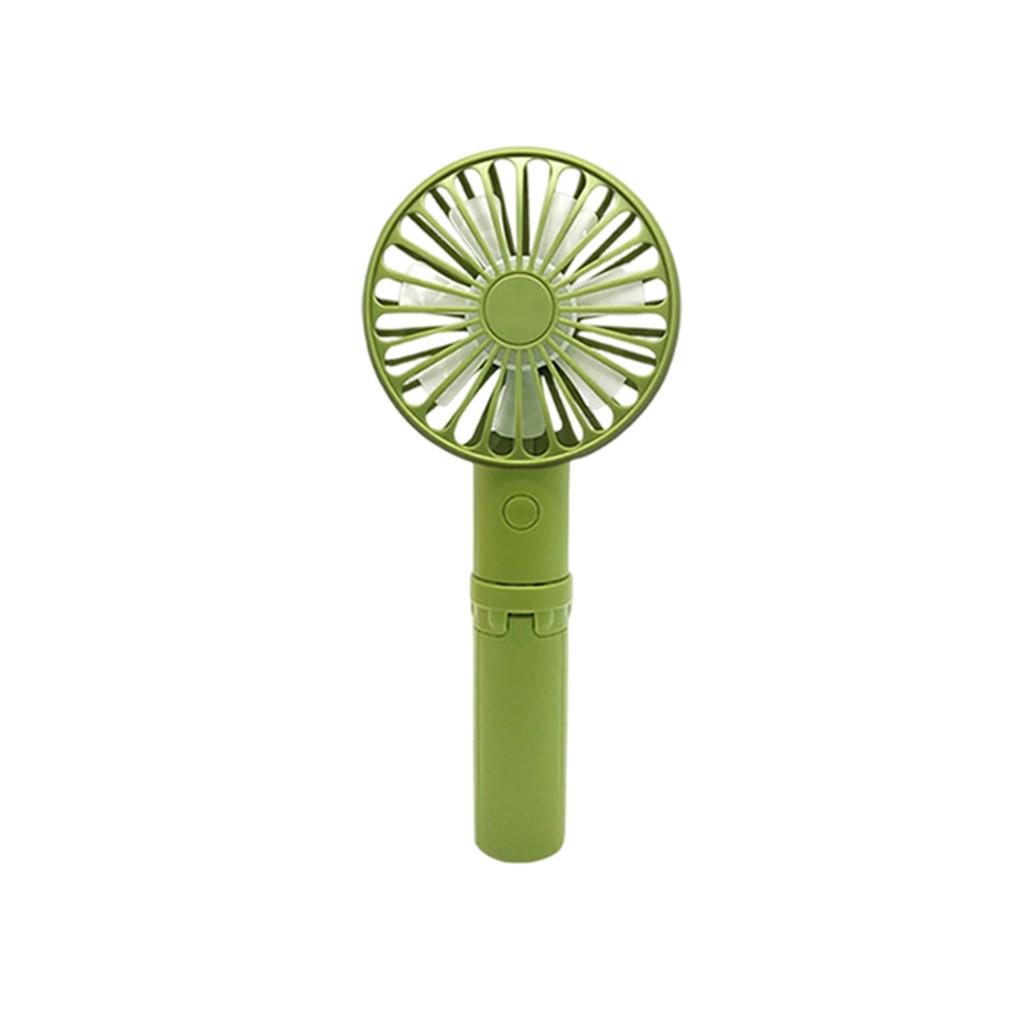 19cm 3 Speed Rechargeable Handheld Small Fan With Stand