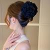 Korean Fashion Flower Hair Clip: Sweet Girl Shark Claw for Updos - Fresh, Stylish Hair Accessory