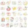 52 Cute Spring Puppy Stickers: Childlike, Hand-drawn, Fresh Style for Journals and DIY Decor