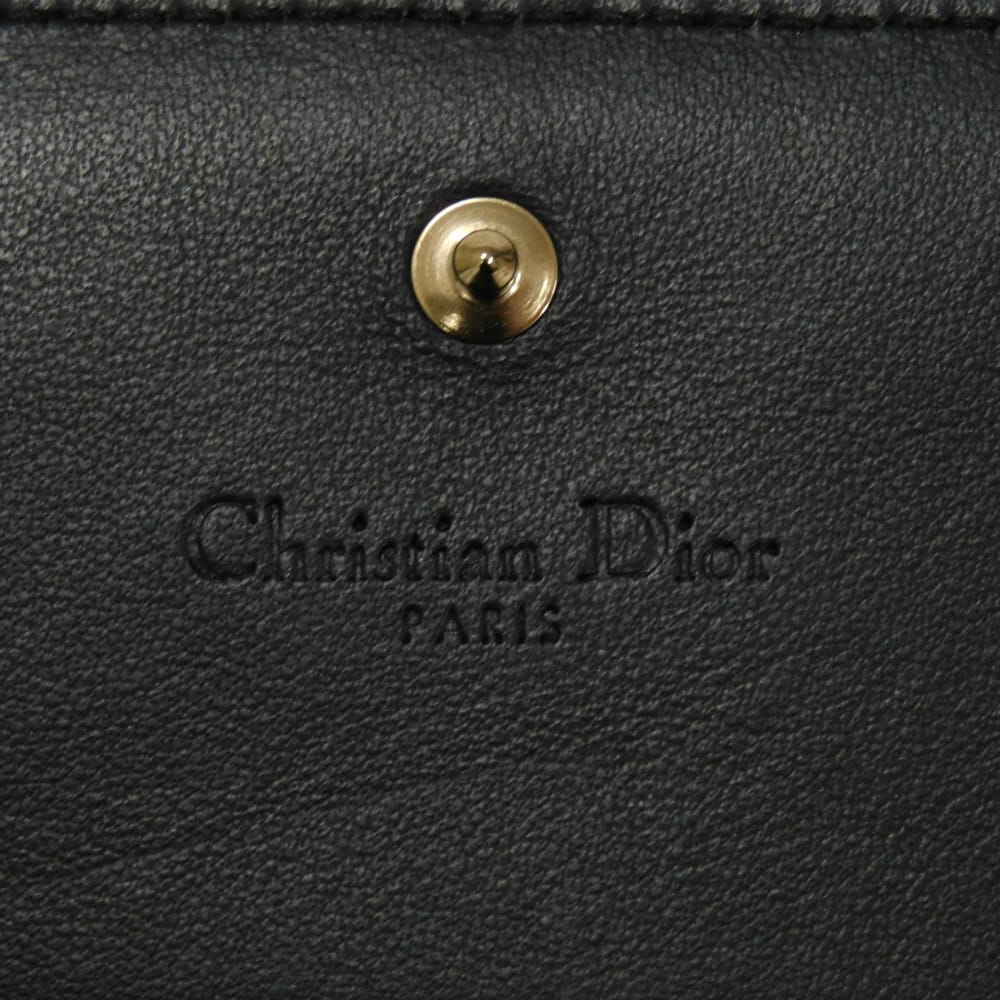 Used 10656 Dragon & Fire Compact Wallet 7941 Patent Embossed Multicolor Logo Charm Orange Red Unisex from Japan