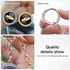 High Quality Car Logo Keychain Zinc Alloy Keyring For Chevrolet Bolt Spark Tahoe Z71 Aveo Impala Lacetti Malibu Sail SS Cruze SS