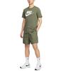Nike Klubové ležérní šortky Pánské Středně olivově zelené HJ1947-222