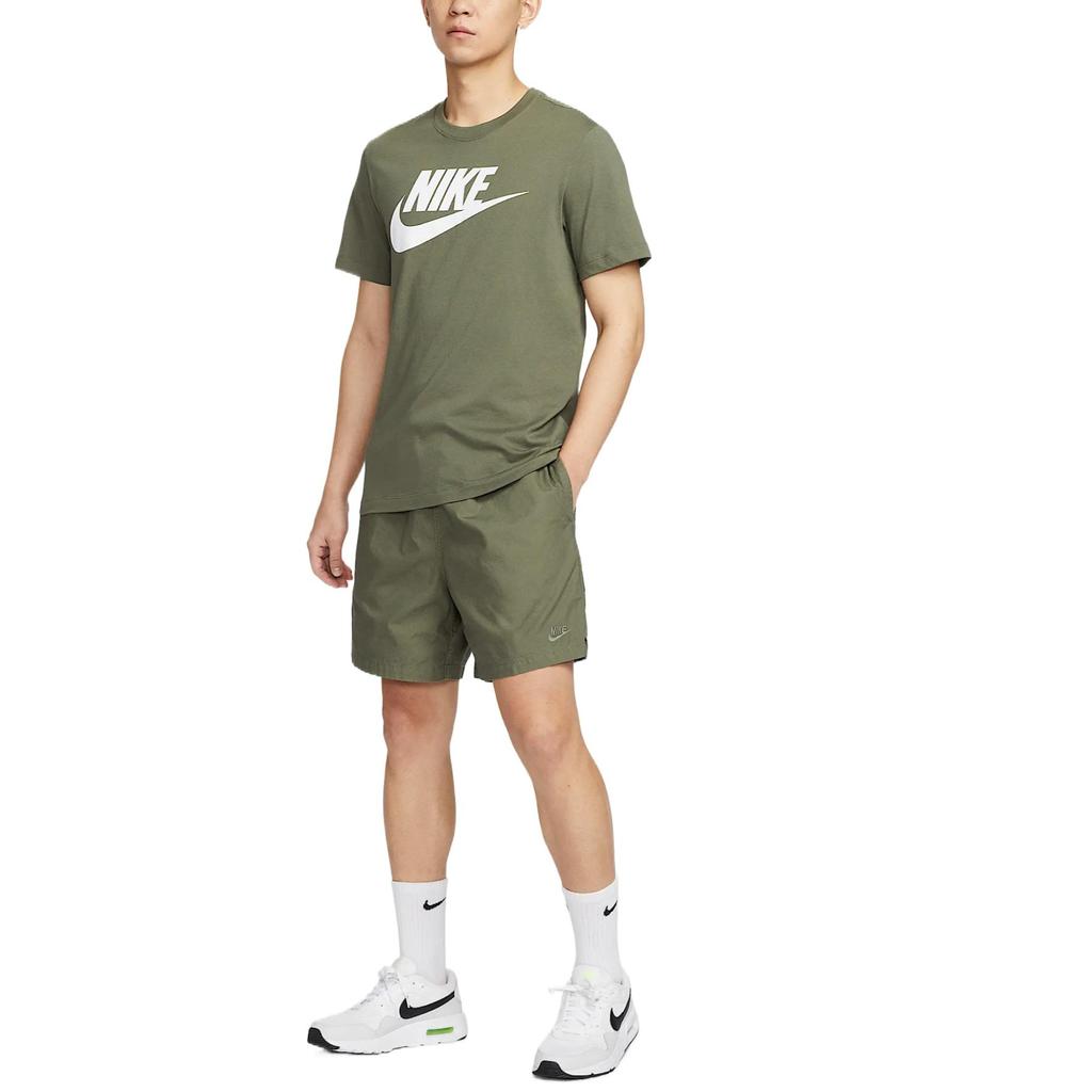 Nike Klubové ležérní šortky Pánské Středně olivově zelené HJ1947-222