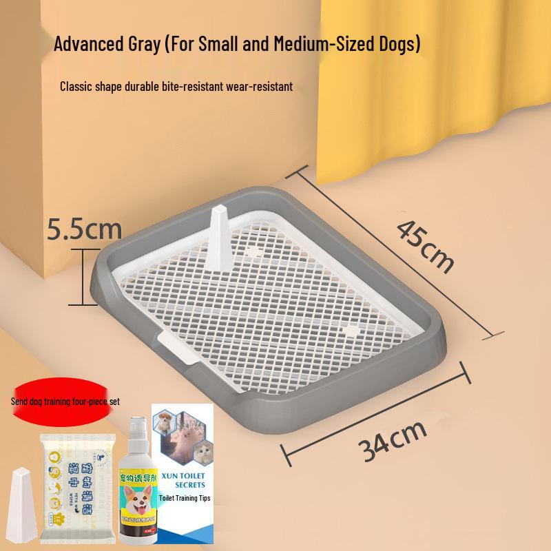Flat Dog Toilet Urine Tray for Small To Medium Dogs – Ideal Pet Poop Solution