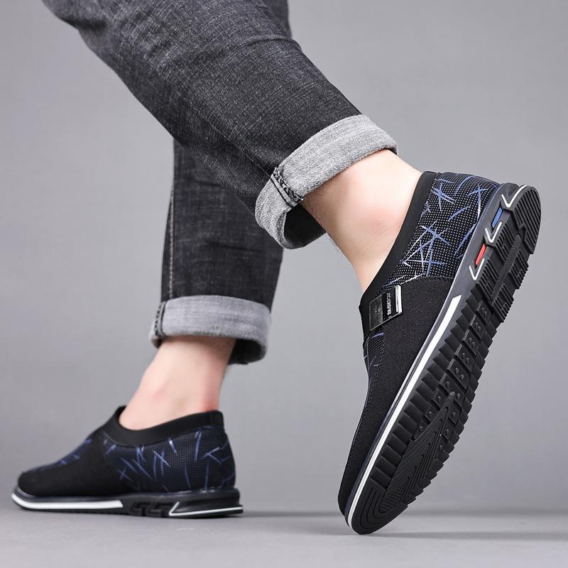 Fashion Big Size Fashion Casual Loafers for Men Spring Autumn New Designer Driving Shoes Male Solid Color Light Leather Shoes Man