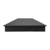 10 Pack 4x4 Wood Fence Post  , ABS Plastic Deck Post Covers Water Proof UV Proof with Pointed Design to Prevent Moisture, for Outdoor Fence Wood Po
