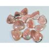 20-25MM 278Cts. Natural Rhodochrosite Pear Cabochon Loose Gemstone 12Pcs Lot C-889
