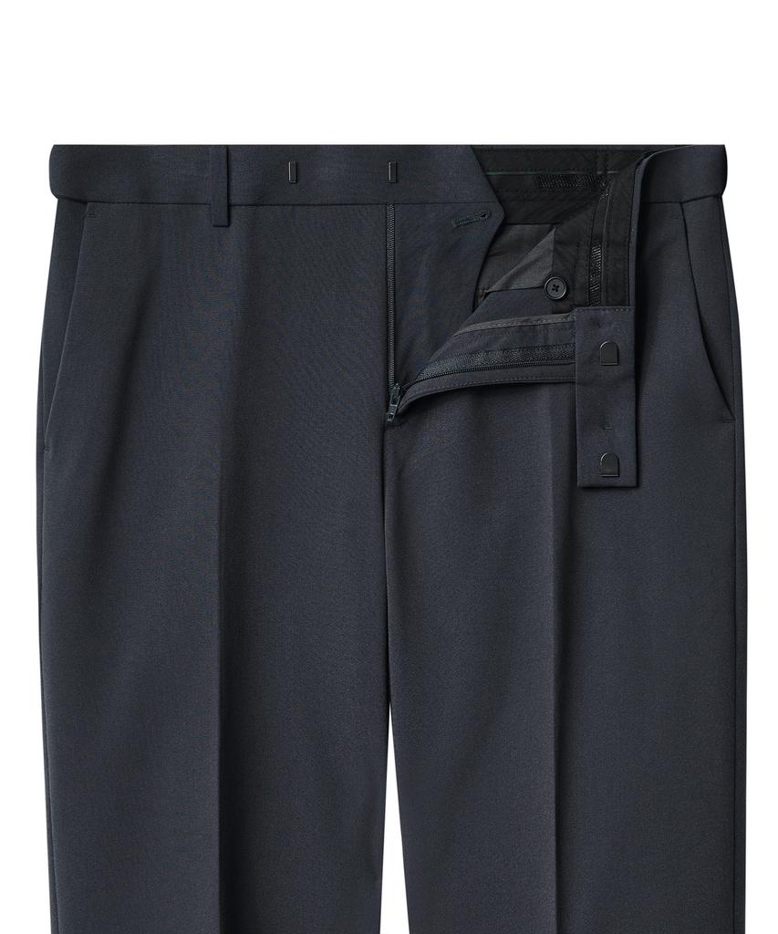 MUSINSA STANDARD Lightweight Semi-Wide Hidden Banding Slacks [Gray]