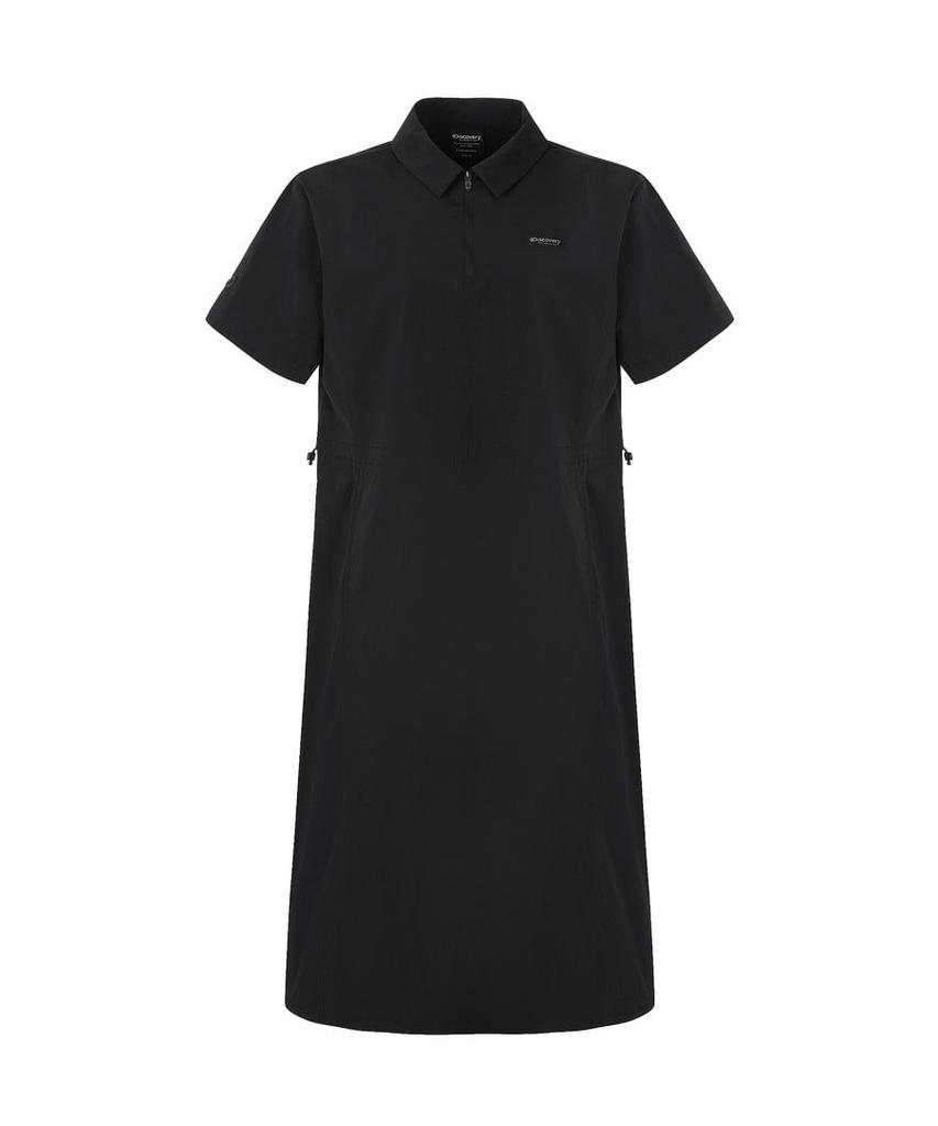 DISCOVERY EXPEDITION Women'S Freshvent Collared Woven Dress (Black)