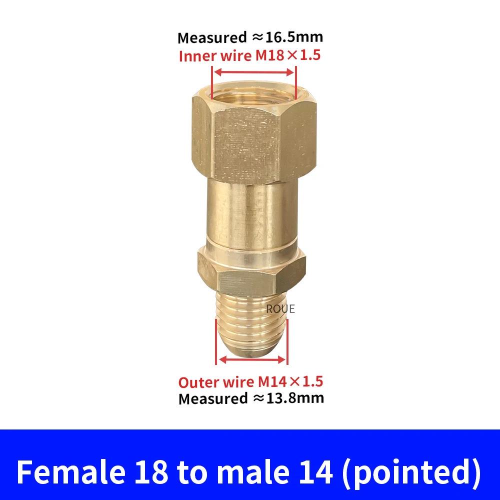 Anti-Kink High-Pressure Washer Connector for M22-14, Ideal Car Wash Water Gun Accessory with Rotating Quick Connect