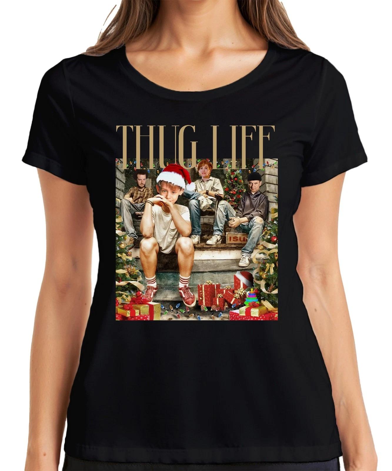 Thug Life Kevin Allein Zuhause Gangster Marv Harry Kate - Weihnachten Christmas XXL