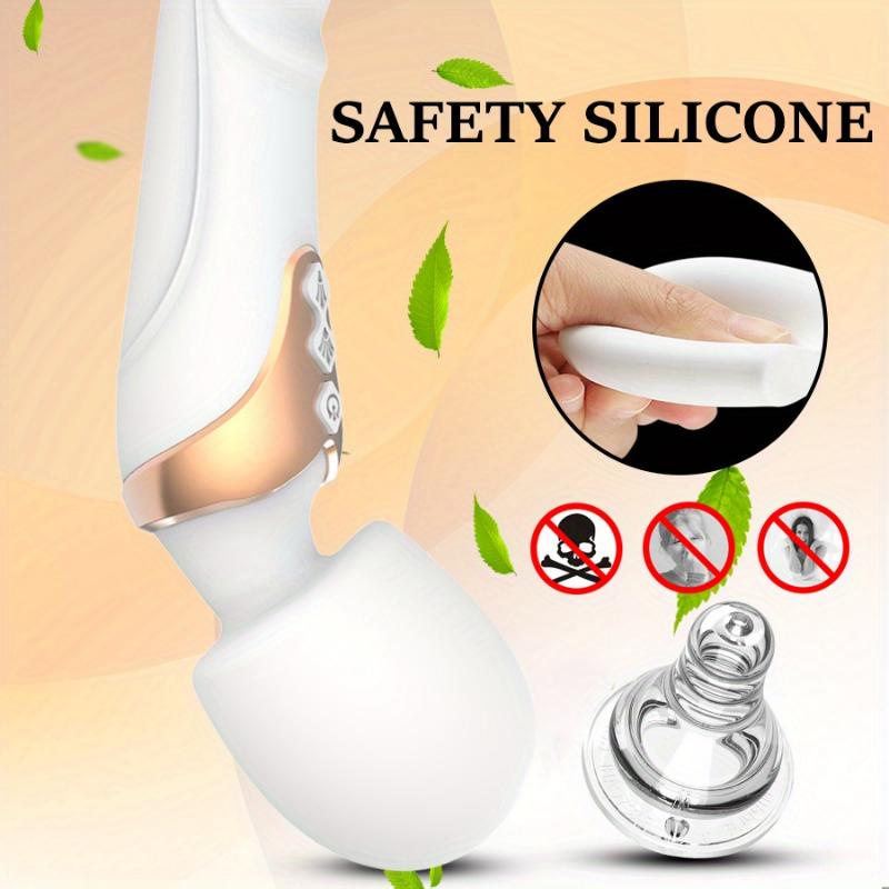 Výkonný ženský dildo vibrátor, 10 vzorů stimulátor klitorisu G tečkovaný vaginální masážní přístroj Sexuální hračky pro dospělé pro ženy