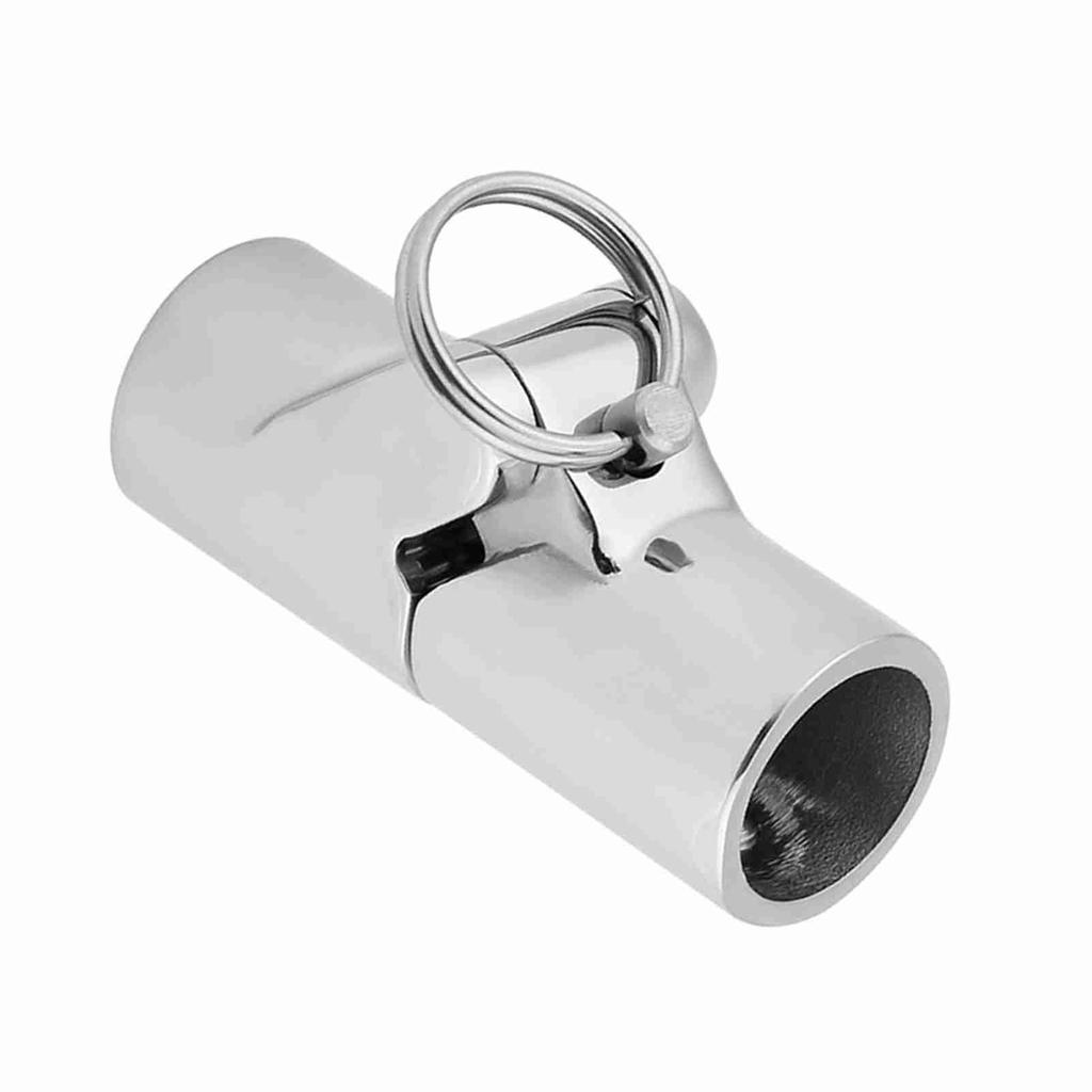Marine Stainless Steel Folding Coupling Tube Pipe Connector Boat Hardware Fitting;22mm: