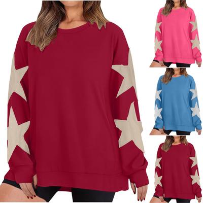 Women's Oversized Sweatshirts  Crewneck Long Sleeve Tops Fleece Pullover Fall Winter Fashion Clothes