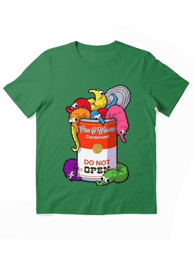 Worms Can O' Worms on a String ~ Do Not Open Essential T-Shirt
