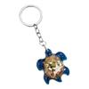 Sturdy Resin Turtles Keychain Lovely Animal Decoration for Keys Purse Backpack Accessories