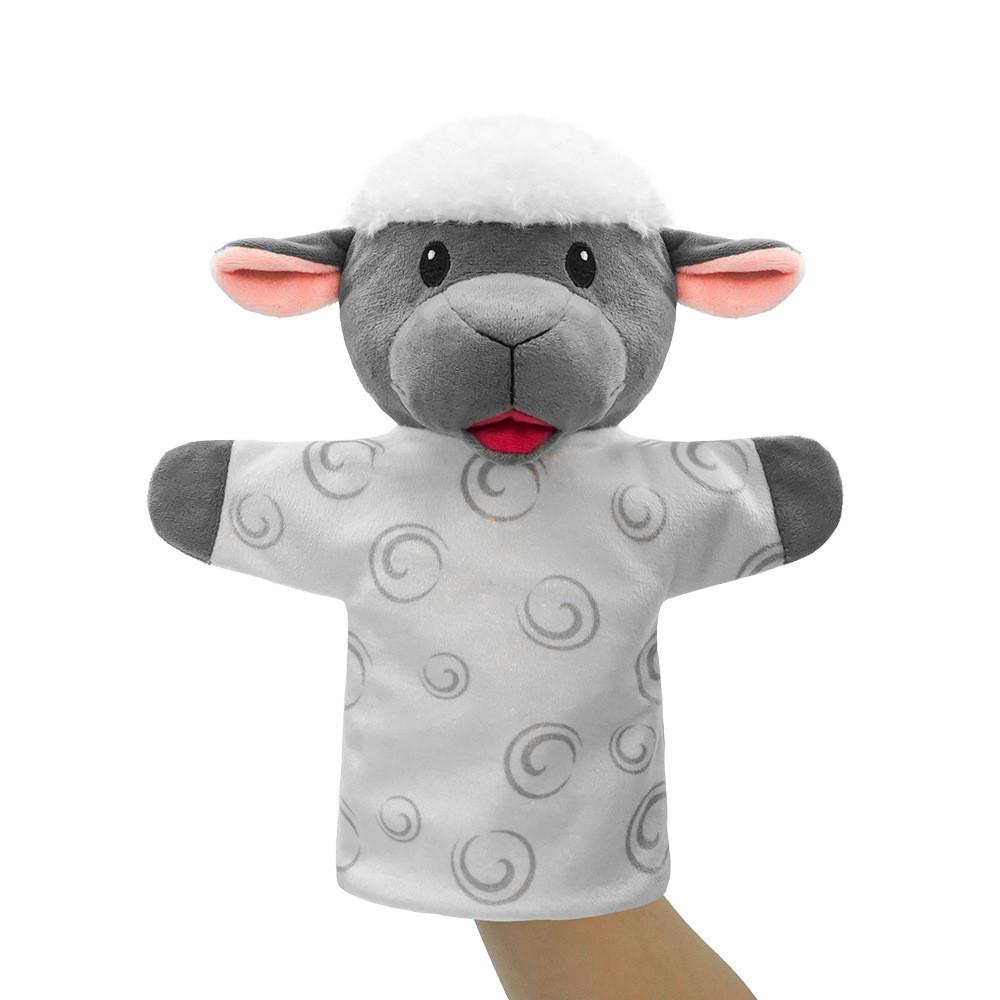 Hand Puppet Toy For Kids With Plush Animal Design Soft Watermelon Microfiber For Educational Play