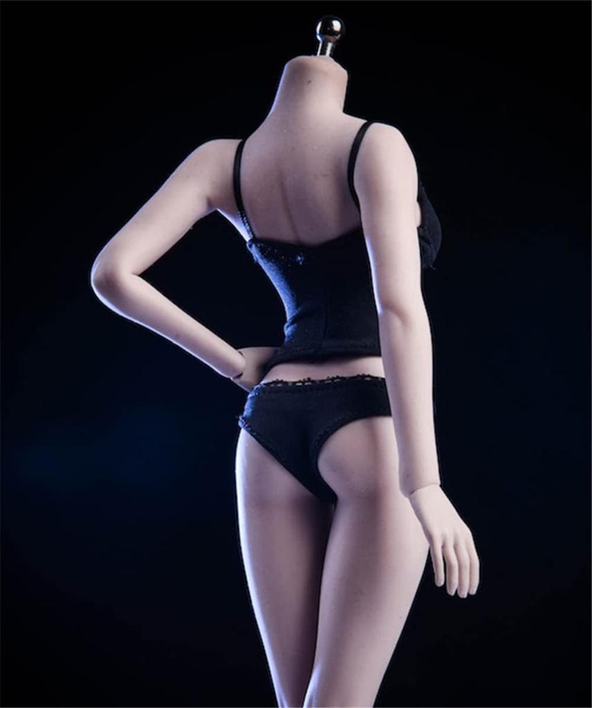 HiPlay Scale Female Figure Doll Underwear Bra and Pants Outfit Compatible with TBLeague CM192 1/6 Set, Body, (B)