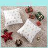 Elegant Plush Christmas Tree Pillow Cover Featuring Geometric Snowflake Patterns In Soft Colors