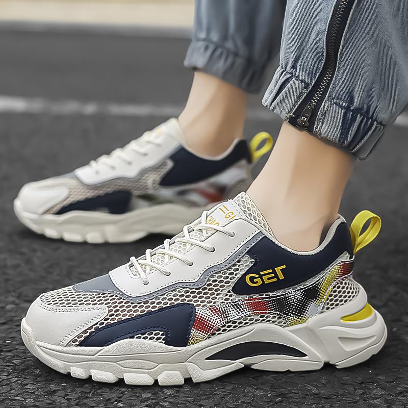 Fashion Running Casual Sneakers Comfortable Men Shoes Breathable Women Vulcanized Shoes Lace Up Platform Shoe High Quality Tenis Masculi