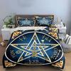 Occult Decorative Art Trio Set Soft Comfortable Duvet Cover Bedding Set Included 1*Duvet Cover & 2*Pillowcases, Gift