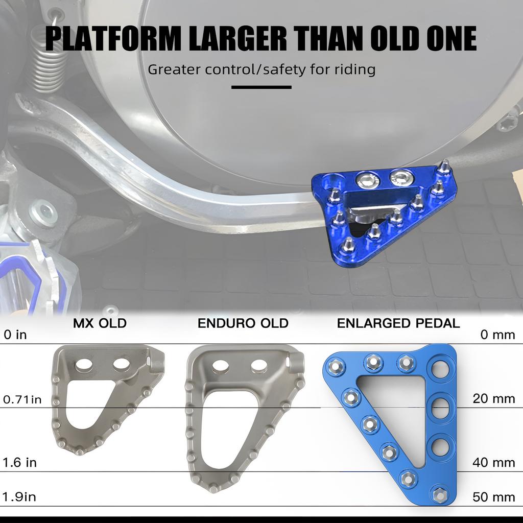 NICECNC For Sherco SE-R 300 SEF-R 300 SE-R 250 SEF-R 250 2014-2019 SEF-R 450 2015-2019 2018 2017 Rear Brake Pedal Step Tip Plate