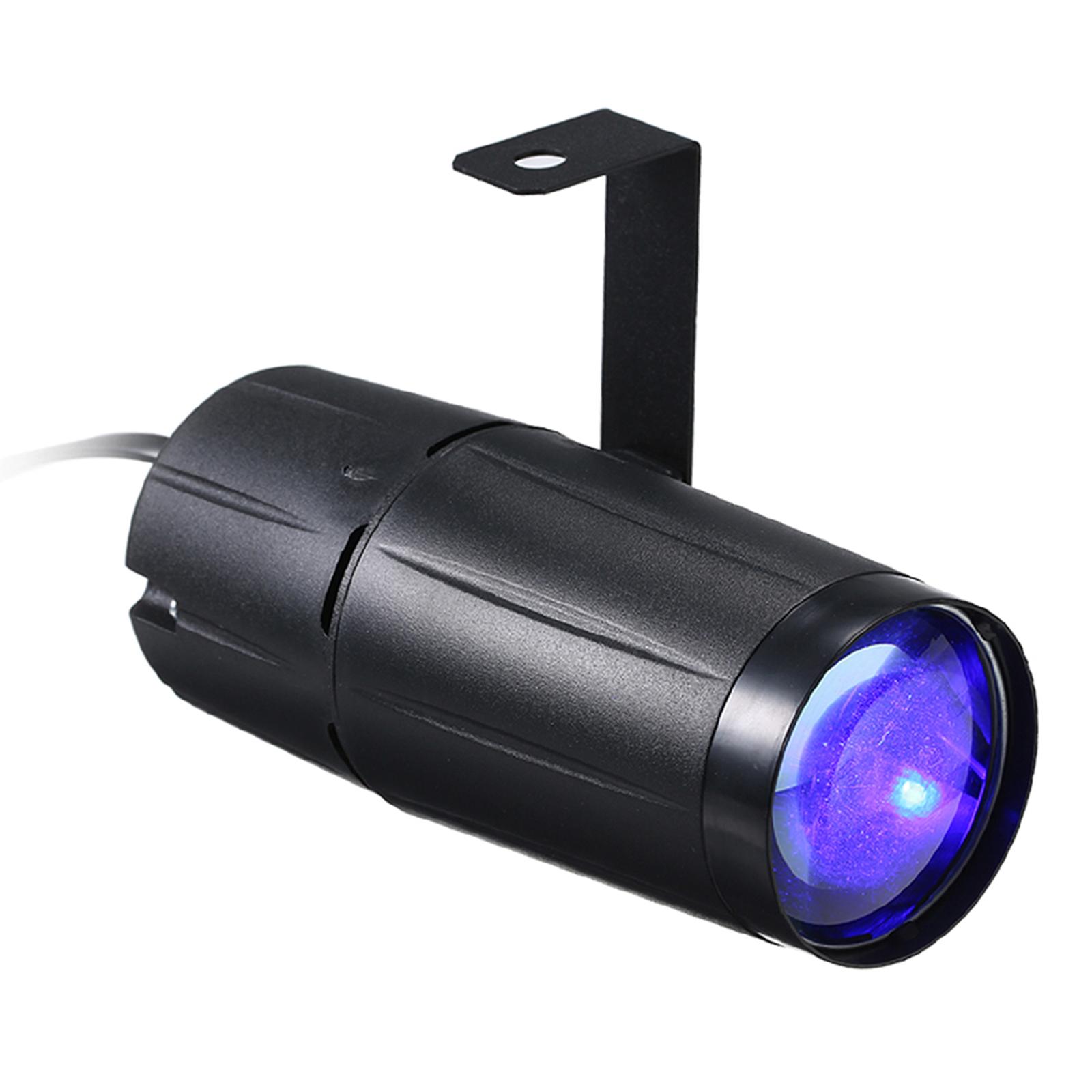 

AC90-240V 10W LED Mini Beam Spot Stage Light Освітлювальний прилад для вечірки Home Decoration Bar Club eu синій