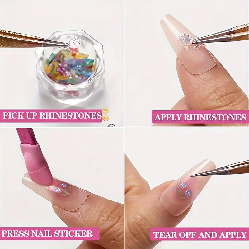 Eyelash Extension Tweezers Makeup Stainless Steel Eyelash 3D Accurate Clip Makeup Tools Nail Art Accessories
