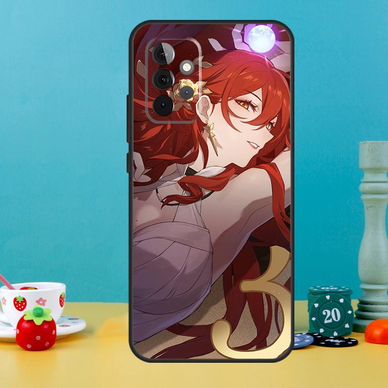 Himeko Honkai Star Rail Case For Samsung Galaxy A15 A16 A05 A26 A36 A56 A52 A53 A33 A13 A34 A54 A14 A35 A55 A22 A32