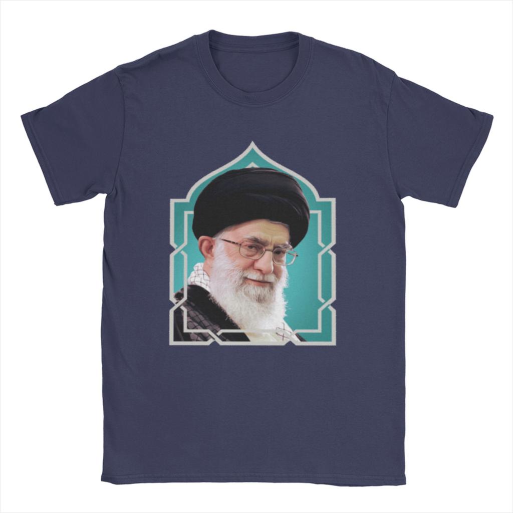 SSeyyed Ali KKhaUnisexei TShirt Unisex Hipster 100 Cotton Tees O Neck Short Sleeve T Shirt Gift Idea Clothes